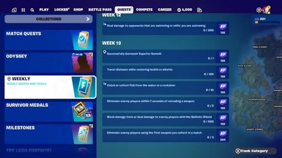 Fortnite Weekly Quests – Big New Weekly Challenges for C5