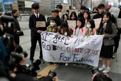 Why are South Korean infants and formative years suing their govt?