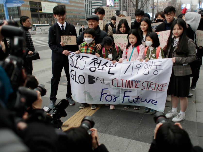 Why are South Korean infants and formative years suing their govt?