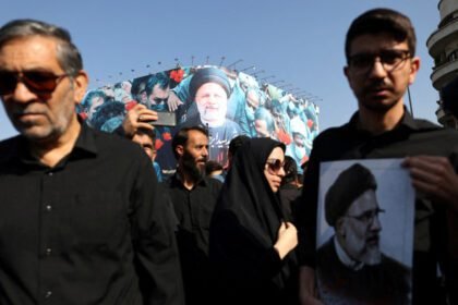 Thousands march in Iran to mourn Raisi on final day of funeral rites