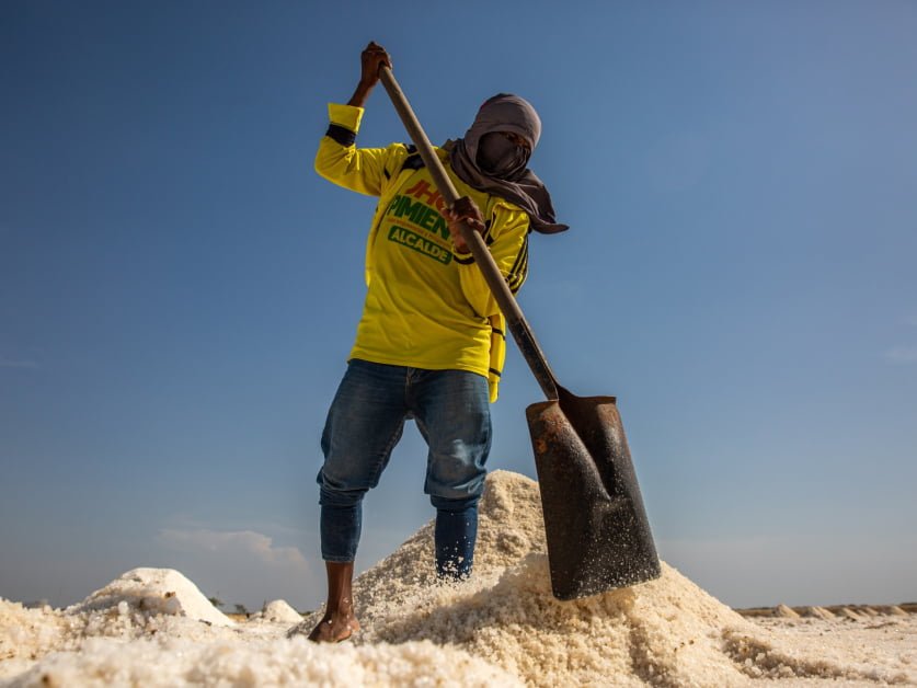 Can salt mitigate starvation? At some level of the salt flats of La Guajira, Colombia